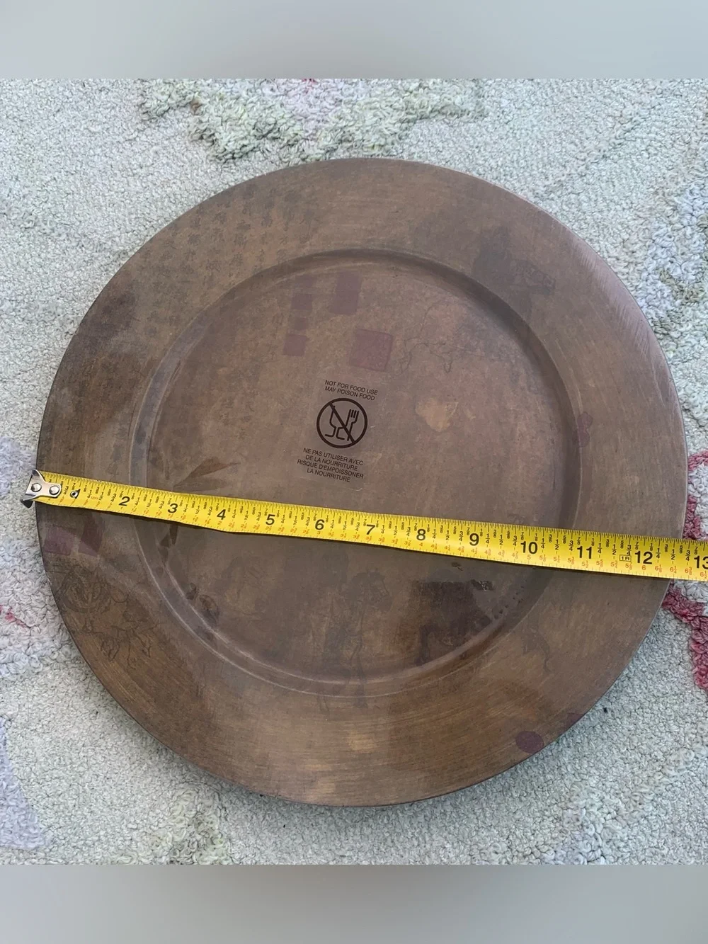 Lot of 4 vintage Pier 1 Imports decorative plates